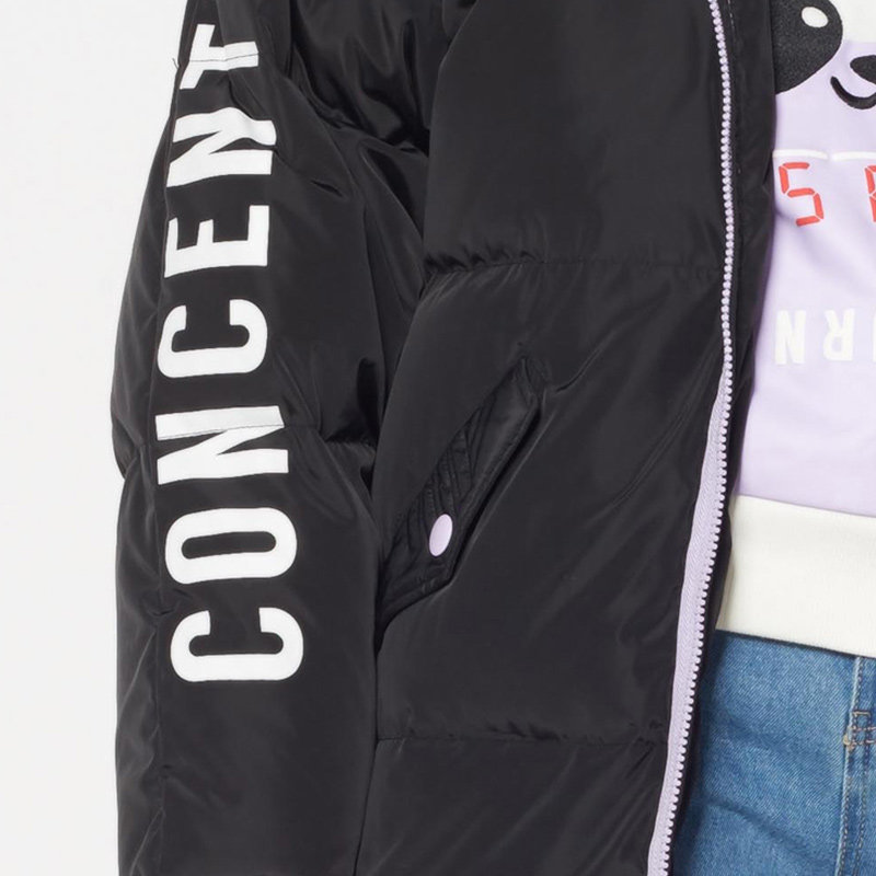 艾格冬季女装时尚百搭印花羽绒服 艾格银座羽绒服