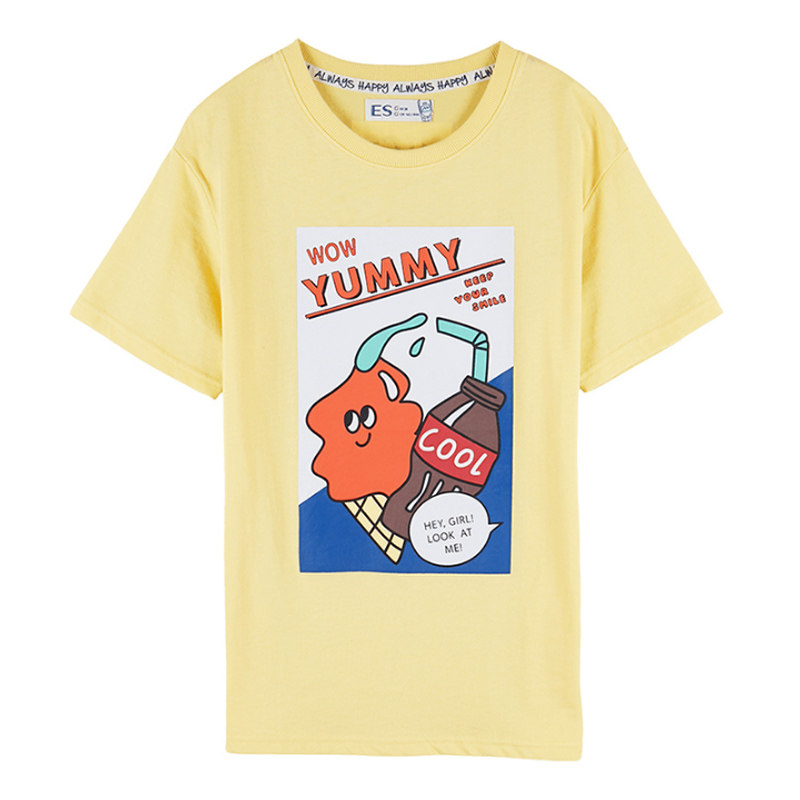 艾格夏季女装新品时尚休闲百搭宽松 艾格银座T恤