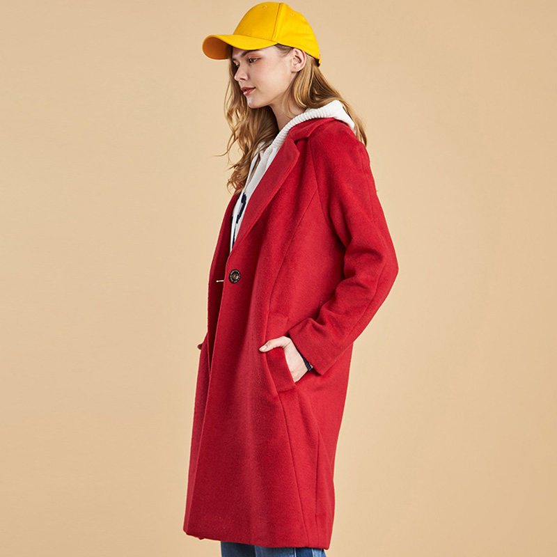  艾格银座毛呢外套