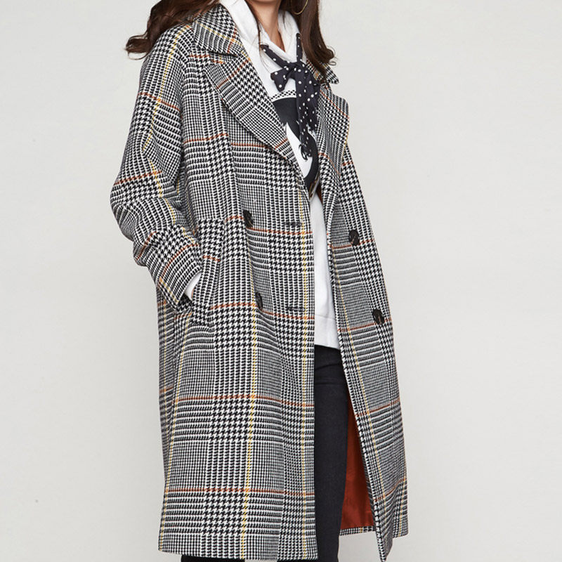  艾格银座毛呢外套