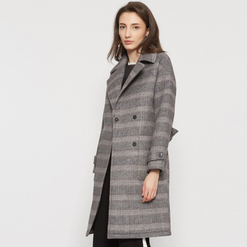  艾格银座毛呢外套