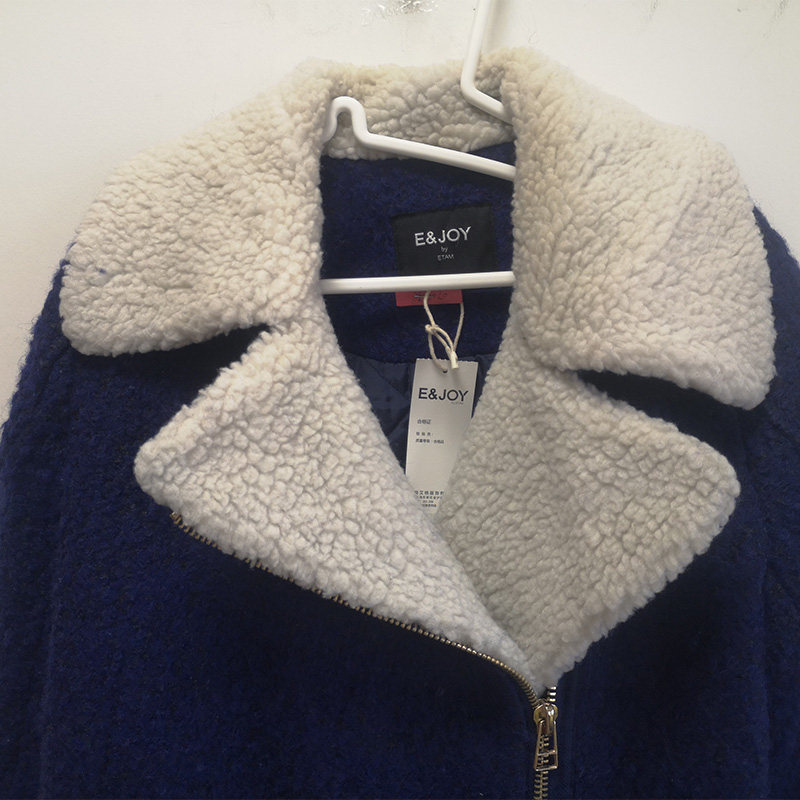 艾格2022秋冬毛呢舒适潮流时尚大衣 艾格银座毛呢外套