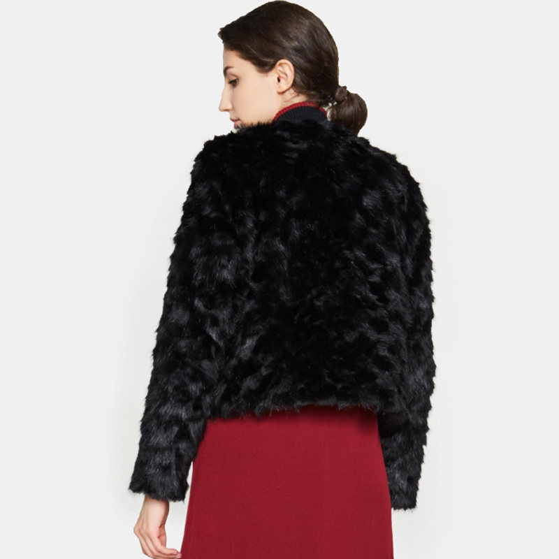 艾格2019冬季新品女装时尚百搭时髦 艾格银座短外套