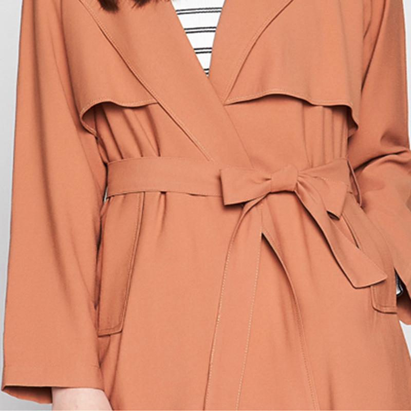 【断码m】艾格春季女装时尚百搭风衣 艾格银座风衣