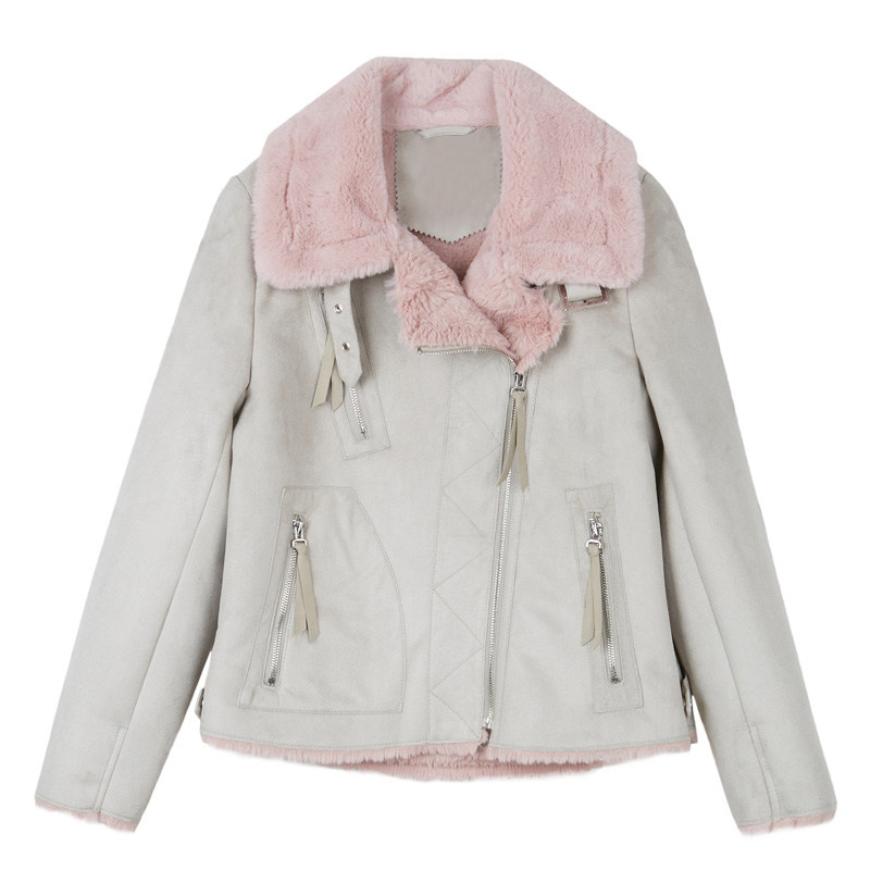 【断码l】艾格春秋季女装纯色短外套 艾格银座短外套