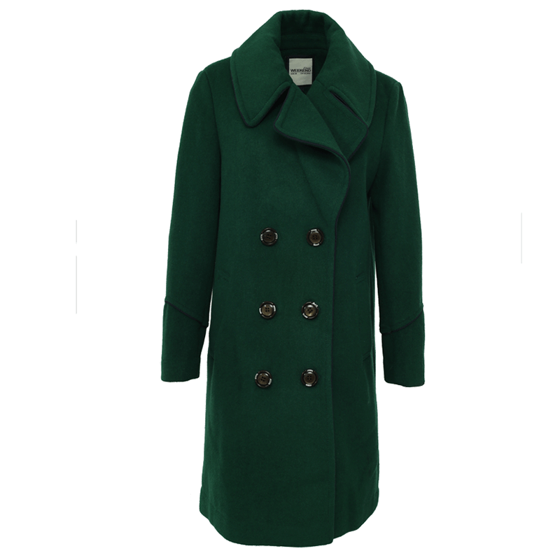 艾格女装春秋装潮流休闲宽松呢大衣 艾格银座毛呢外套