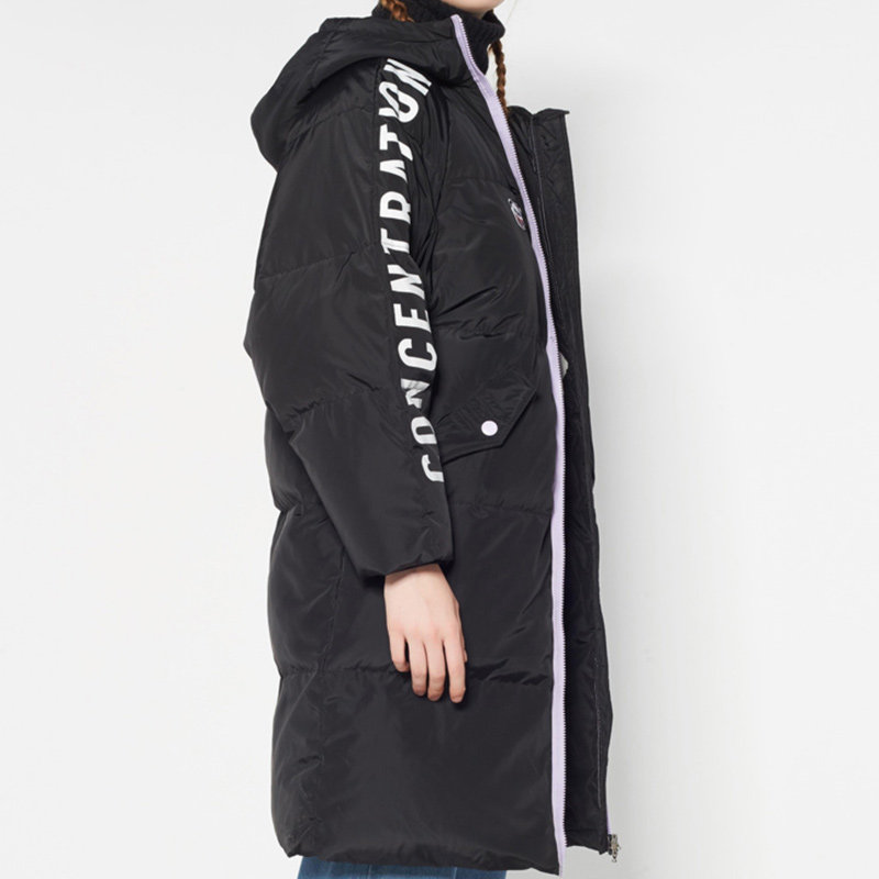 艾格冬季女装时尚百搭印花羽绒服 艾格银座羽绒服