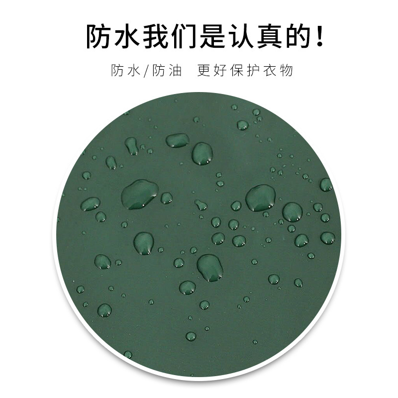 围裙耐穿可擦家用厨房防水防油做饭2025新款网红餐饮工作服不脏手 - 图2