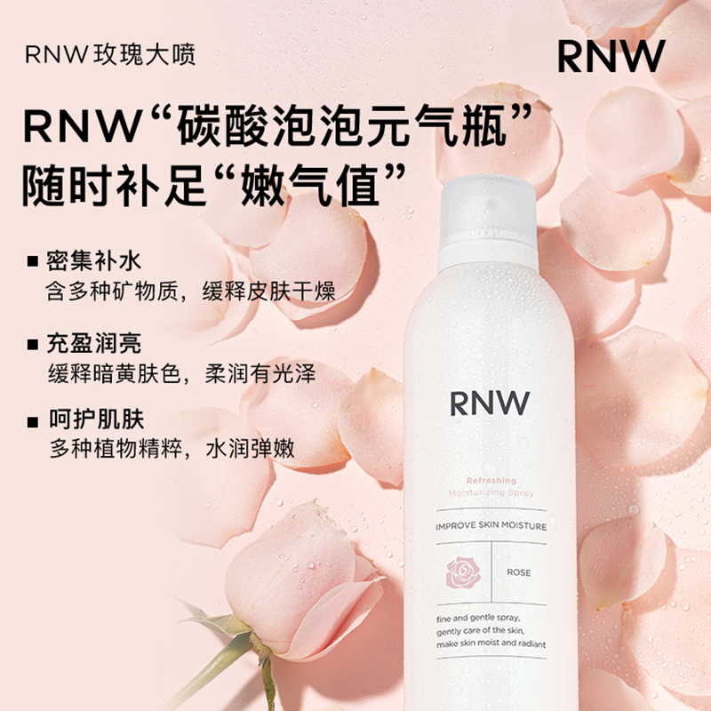 rnw补水喷雾玫瑰保湿爽肤水女舒缓正品密集滋润夏季敏感清爽官方 - 图0