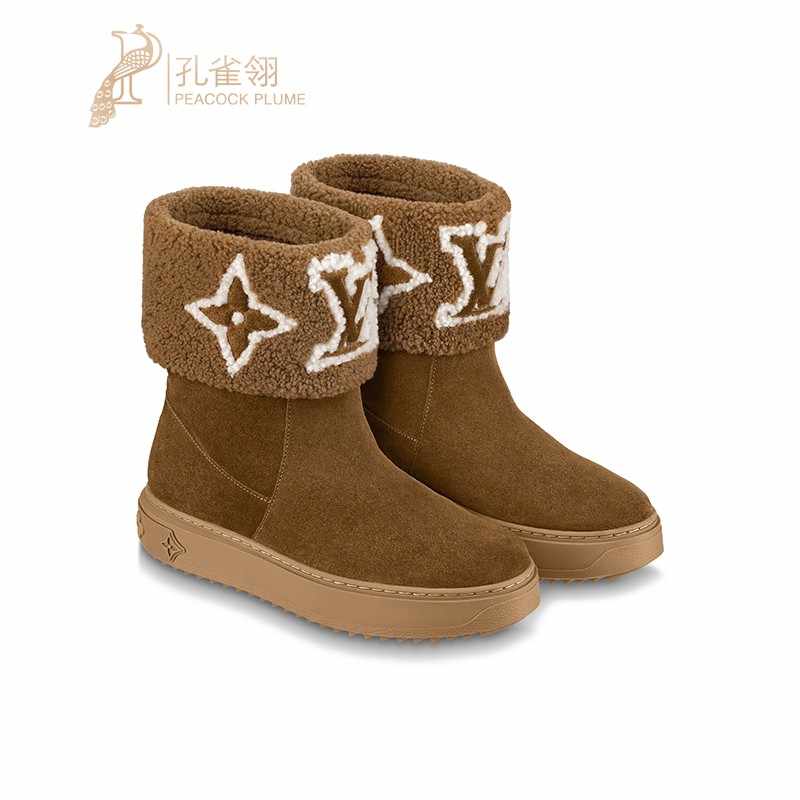 Louis Vuitton MONOGRAM Polar flat half boot (1A9H0C)