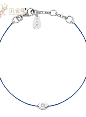 RedLine红绳女士奢华螺纹可调节手链真钻眼睛灵魂艺术新款首饰