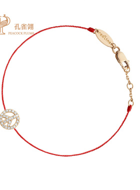 圆形钻石和平主义精致手链