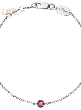 红绳女士克拉圆形钻石时尚风手链