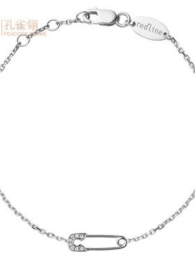 红绳女士配饰镶钻时尚风别针手链