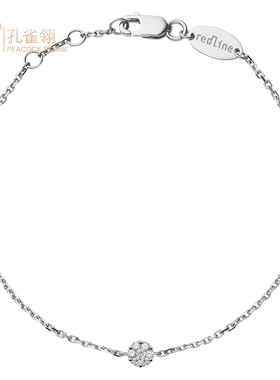 红绳女士时尚风克拉圆形手链