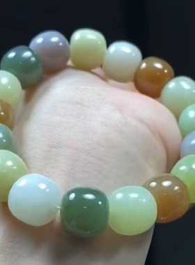 保真天然和田玉手链男女款玉手链