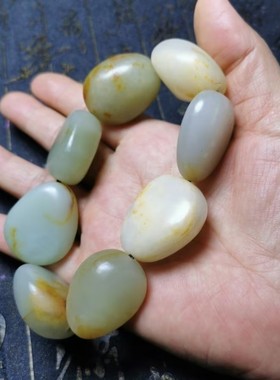 黄沁皮籽料原石手链手串