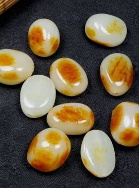 白玉原石籽料手串手链男款