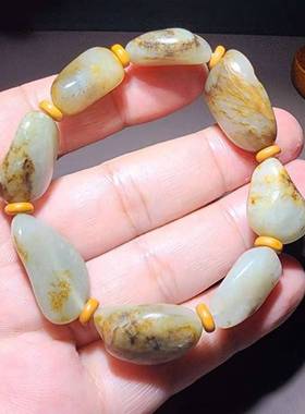 收藏佳品新疆和田玉手链