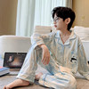 Boys' Pajamas Spring and Autumn New Children's Home Clothing Sets Old Boys' Casual Underwear Two-piece Set Children's Clothing Trend