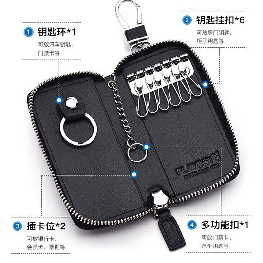 Playboy large capacity key bag