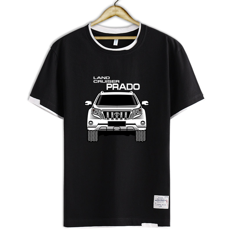 可定制普拉多霸道陆巡fj越野男t恤 沫芮服饰T恤