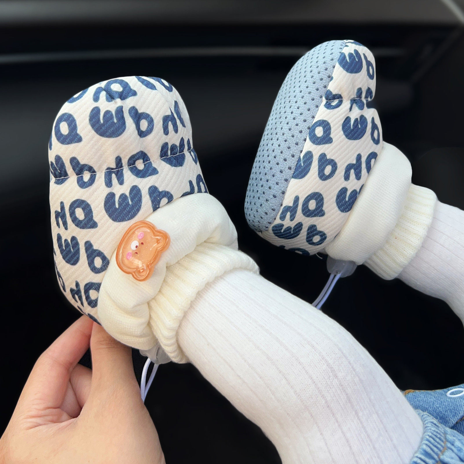 冬季宝宝加绒步前棉鞋 0-12个月字母长筒防掉加绒加厚男女婴儿鞋6,淘宝优惠券,粉丝福利购,淘宝优惠卷