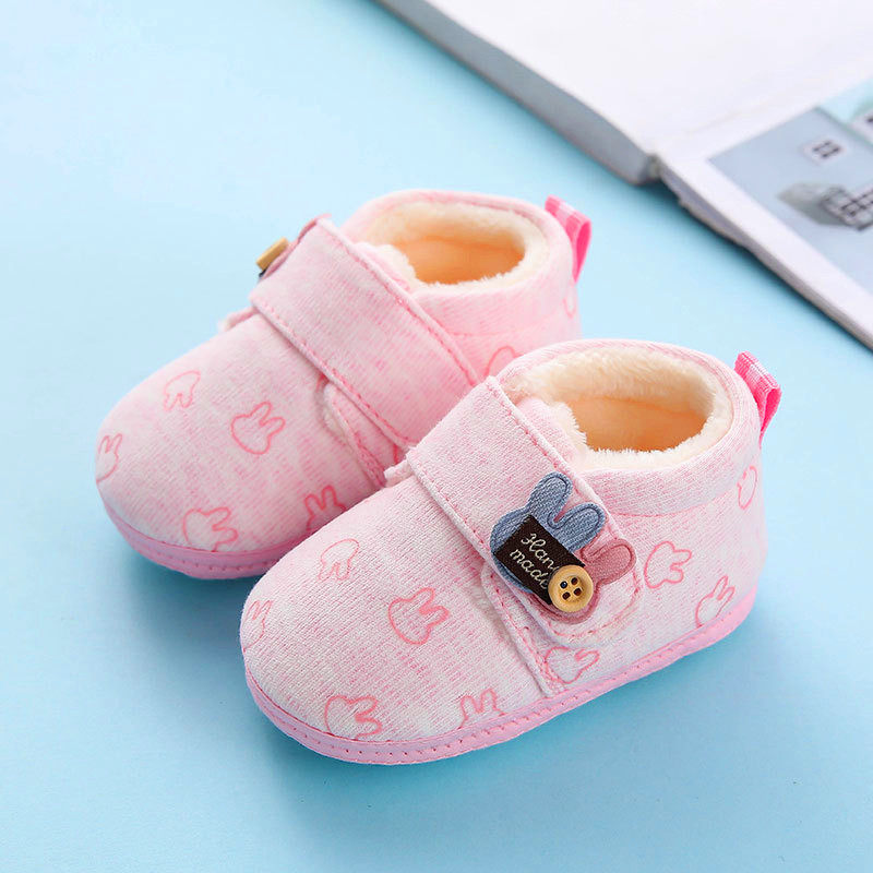 秋冬婴儿鞋0-1岁棉鞋软底加绒加厚保暖学步不掉鞋3-6-9月宝宝鞋子,淘宝优惠券,粉丝福利购,淘宝优惠卷