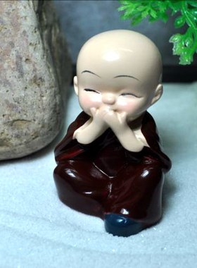 静心天然艺术中式风微景观摆件