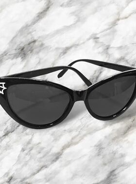 Sunglasses Cat Eye Spiderweb Sunglasses Gothic Accessories G