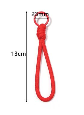 5pcs/lot Colorful Braided Keychain Mobile Phone Lanyard Anti