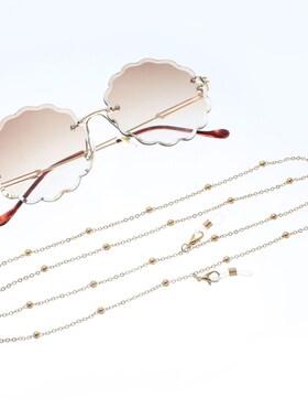 时尚风珍珠金属网红潮人眼镜链