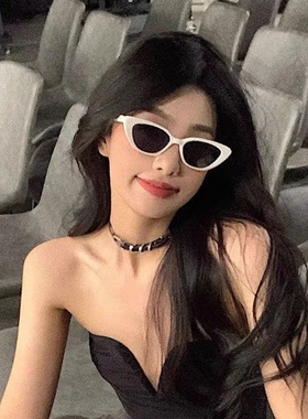 CDLM陈大刘芒 王嘉尔同款墨镜猫眼防晒防紫外线高级感太阳眼镜