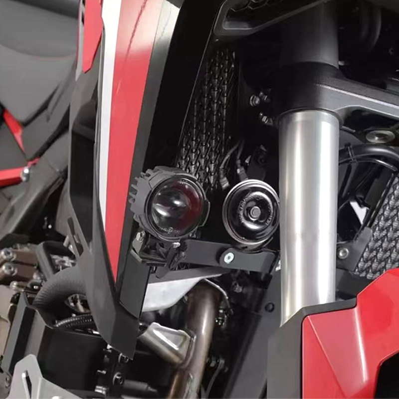 适用 本田crf1100L 改装件 射灯支架 CRF1100L ADV 雾灯辅助支架 - 图1