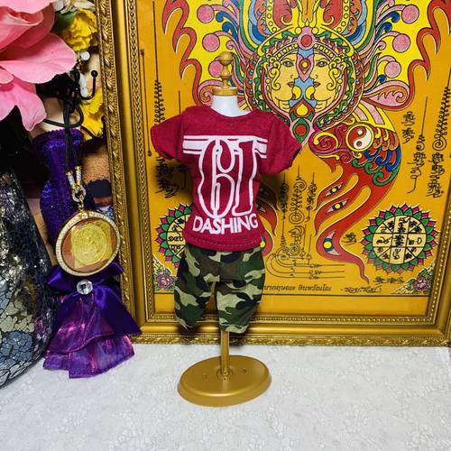 泰国佛牌用品男士春装皮衣毛绒冬装斗篷衣服裤子古装鞋子短裤套装 - 图0