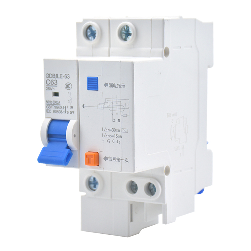 空气开关家用小型断路器空调总闸漏电保护跳闸开关GDB1-1P2P3P4P - 图2