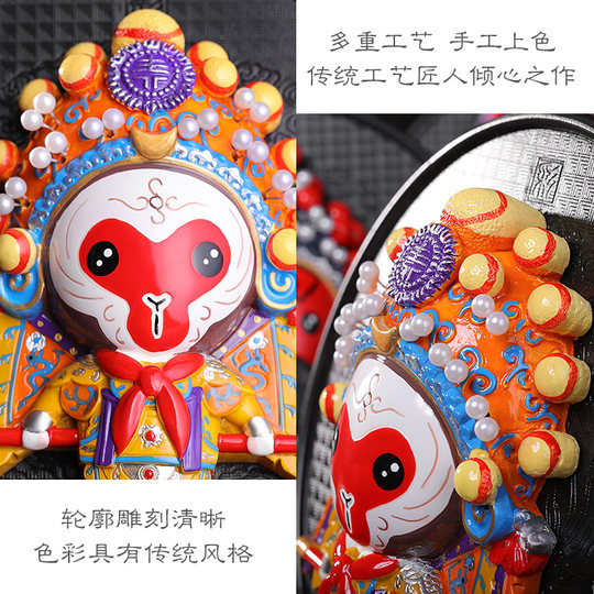 Peking opera facial makeup ornaments, drama characters, characteristic handicrafts, overseas gifts, small gifts with Chinese characteristics for foreigners