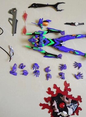 底座发光初号机山口式EV-001EVA