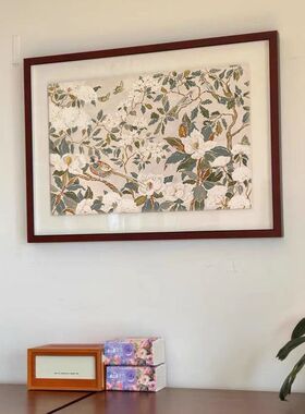 《花间喜》法式中古风客厅装饰画