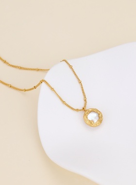 淡水巴洛克珍珠项链女