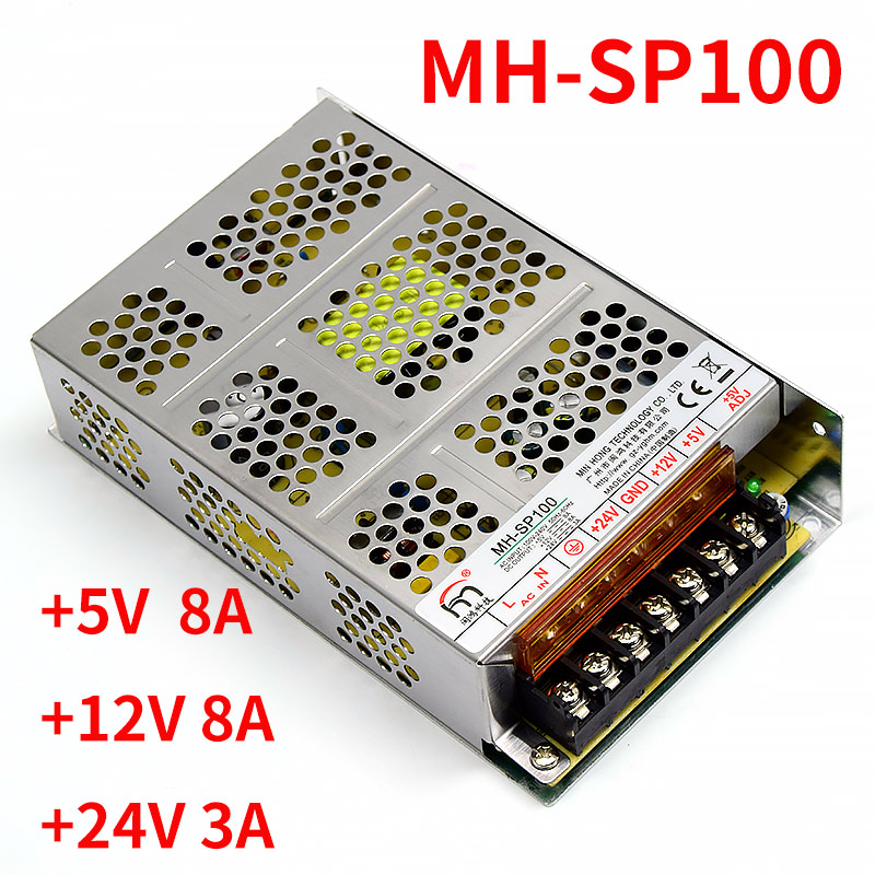 MHSP100数币售币游戏机大型街机扑鱼机24V12V5V兑币机配件电源盒 - 图1