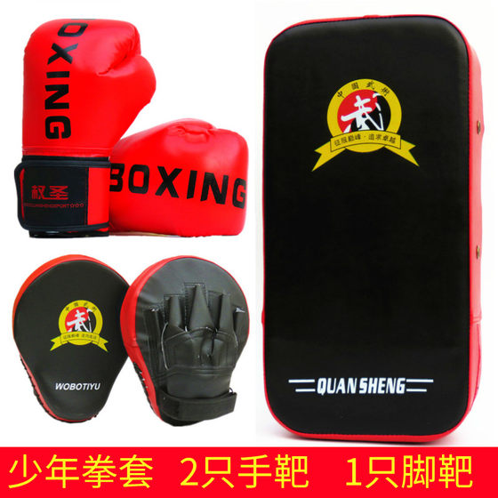 Boxing gloves set for boys, children, parents and adults