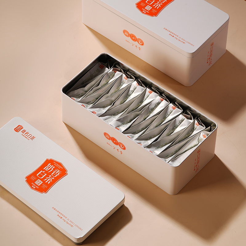 政名白茶政和白茶2025年奶香白茶散茶泡袋礼盒60g装3g*20泡 - 图1