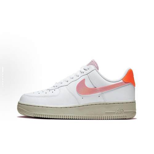 Nike Air Force 1 休闲 轻便低帮 板鞋 女款 珊瑚粉CV3030-100 - 图0
