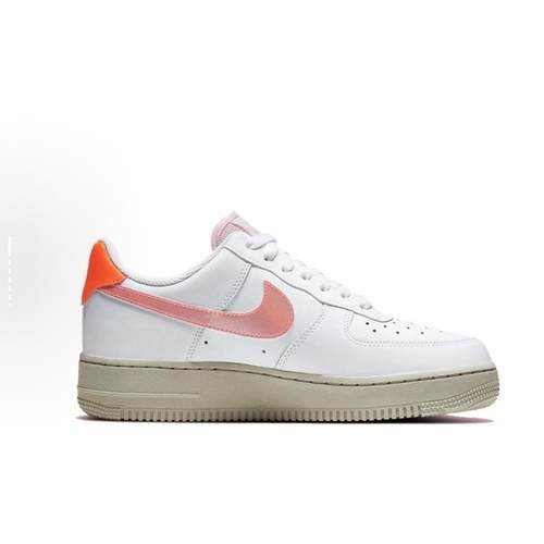 Nike Air Force 1 休闲 轻便低帮 板鞋 女款 珊瑚粉CV3030-100 - 图1