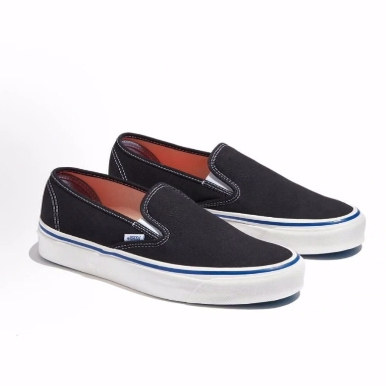 Vans slip-on 48 Deck DX 潮流休闲百搭 低帮 板鞋 男女同款 黑白 - 图1