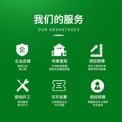 农村自建房设计图别墅二三层建筑施工图纸水电结构房屋设计效果图 - 图3