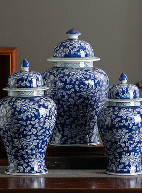 帛画景德镇陶瓷摆件明清古典客厅