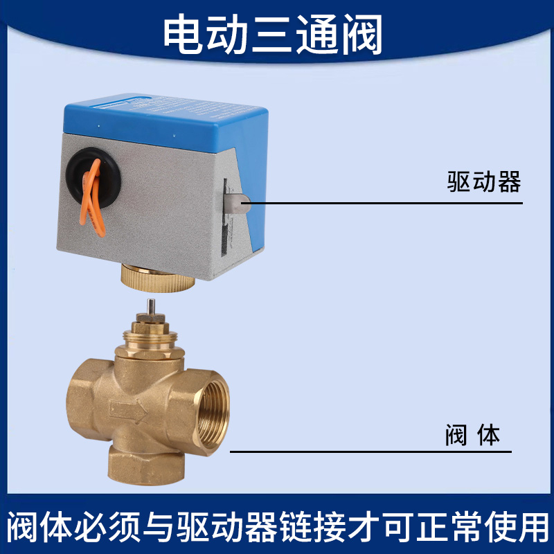 江森电动两通阀DN20水冷空调阀6分风机盘管电磁二通阀VA7010-8503-图2