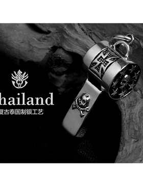 可吹响吊坠欧美夜店银项链